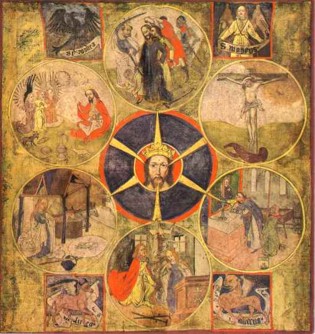 Das Meditationsbild von Nikolaus von Flüe.