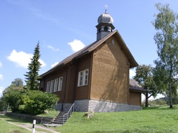 Die Bruderklausenkapelle von Müselbach / Schweiz.