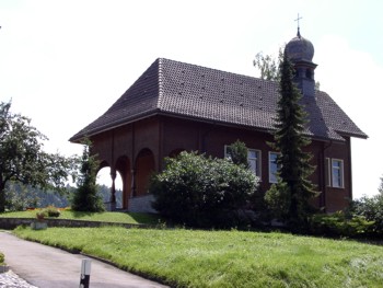 Die Bruderklausenkapelle von Mselbach / Schweiz.