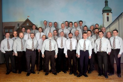 Flotte Sänger bilden den Müselbacher Männerchor