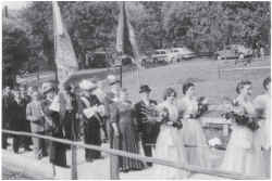 Fahnenweihe vom Männerchor Müselbach 1954