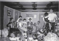 Das letzte Theater vom Männerchor Müselbach im Restaurant Schäfle in Müselbach, 1990
